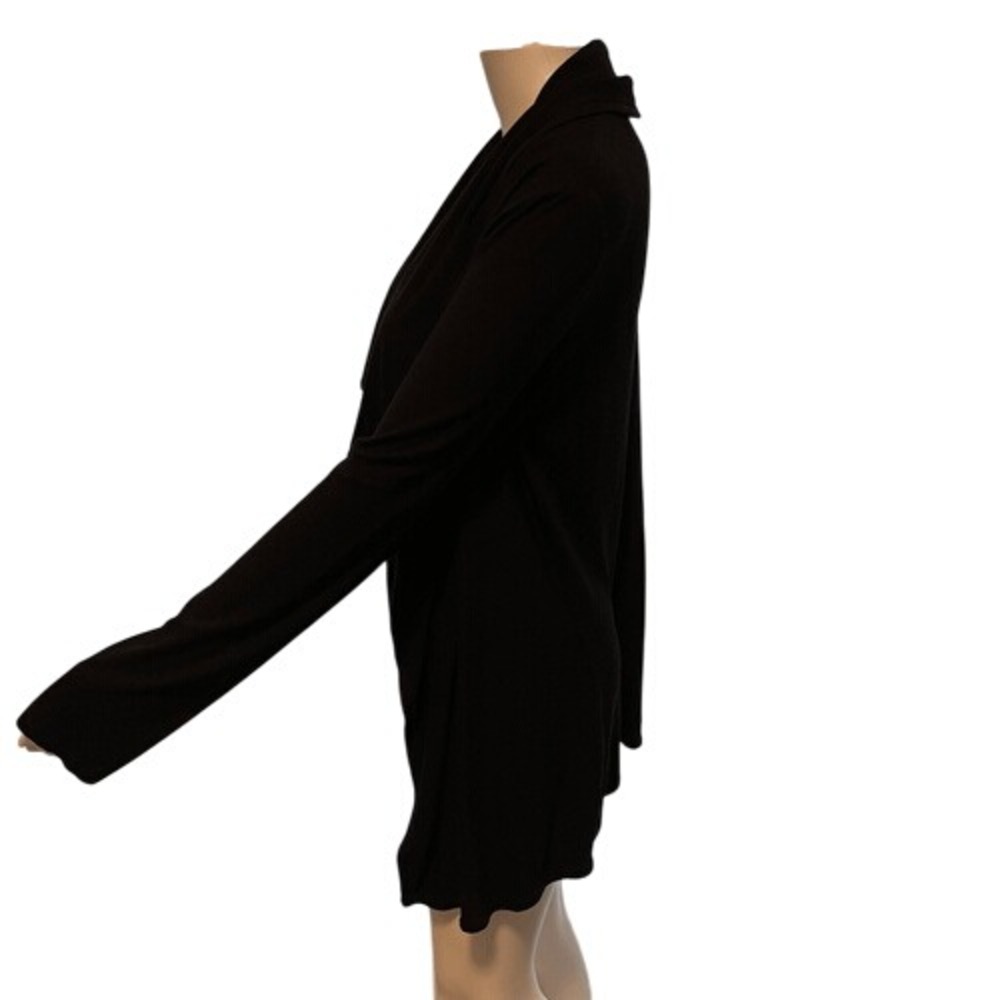Piko 1988 Black Waterfall Open Front Cardigan Size‎ XS/S - Picture 3 of 7